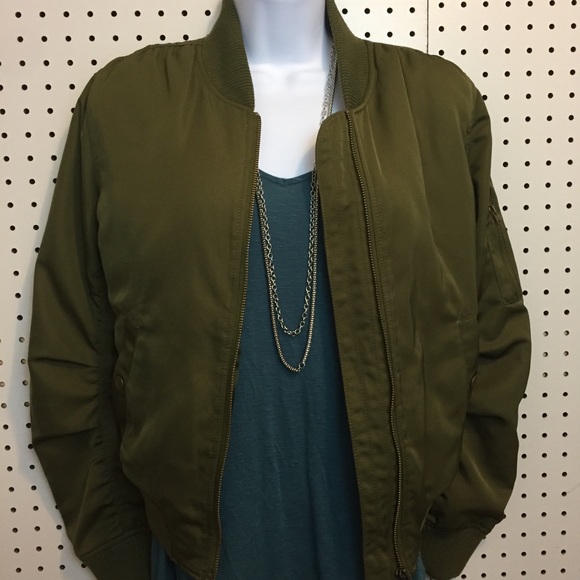 Love Tree Jackets & Blazers - Urban Outfitters Love Tree Flight Jacket Pockets S